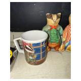 Wind in the Willows Plush Character Set with Matching Mug