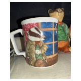 Wind in the Willows Plush Character Set with Matching Mug