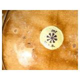 Vintage Ceramic Turkey Planter and Rustic Twine-Wrapped Vase