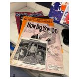 Collection of Vintage Sheet Music Assorted Songs 1930s-1950s