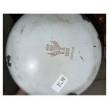 Decorative Tabletop Set with Crystal Lamp, Metal Butterfly, Sea Life Ornaments, Glass Box, and Ceramic Pitcher