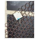 Vintage Round Metal Bottle Cap Collector Display, 20 Inch