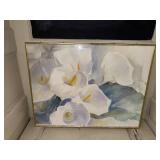 Callas by Richard Moore Framed Watercolor Exhibition Print