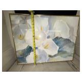 Callas by Richard Moore Framed Watercolor Exhibition Print