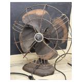 Vintage Cool Spot Cast Iron Electric Fan by Signal Electric Mfg. Co.