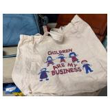 Collection of 4 Vintage Handbags and Totes Including American Tourister and Leather Clutch