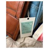 Collection of 4 Vintage Handbags and Totes Including American Tourister and Leather Clutch