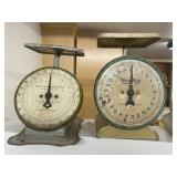 Collection of 6 Vintage and Retro Kitchen Scales