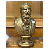 Collection of 7 Composer and Figure Busts and Statues Assorted Materials