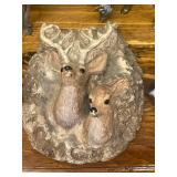 Collection of Animal Figurines and Handmade Wooden Horse