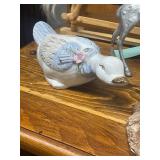 Collection of Animal Figurines and Handmade Wooden Horse