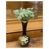 Decorative Figurines, Vintage Vase, Square Plate, and Ephemera Collection