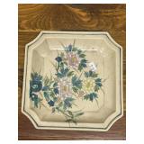 Decorative Figurines, Vintage Vase, Square Plate, and Ephemera Collection