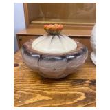 Assorted Vintage Ceramic Kitchenware Including Hen Cookie Jar and Covered Dishes