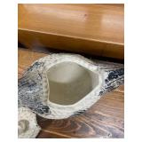 Assorted Vintage Ceramic Kitchenware Including Hen Cookie Jar and Covered Dishes