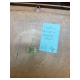 Collection of Vintage Kitchenware Including Federal Glass Mugs, Italian Trivet, Shenango Cup and Saucer, and Blue Thermos