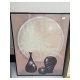 Collection of 8 Framed Wall Art Prints and Paintings