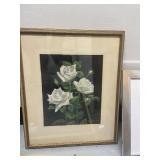 Collection of 8 Framed Wall Art Prints and Paintings