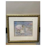 Collection of 8 Framed Wall Art Prints and Paintings