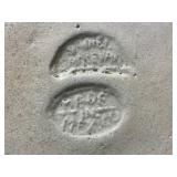 Collection of 7 Mexican Hand-Painted Pottery Bowls, Plates, and Pitcher