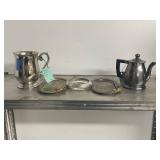 Assorted Silverplate and Sterling Tableware Collection