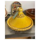 Collection of Mexican Pottery Plates, Bowls, Vase, and Decorative Wall Art