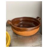 Collection of Mexican Pottery Plates, Bowls, Vase, and Decorative Wall Art