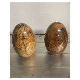 Pair of Polished Stone Decorative Bookends