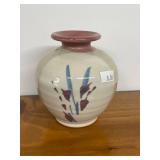 Assorted Vintage Pottery Collection Including Goebel Teapot, Hand-Painted Pitcher, and Vases