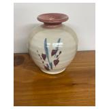 Assorted Vintage Pottery Collection Including Goebel Teapot, Hand-Painted Pitcher, and Vases