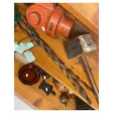 Collection of Vintage Industrial Tools and Hardware