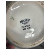 Vintage Ceramic Kitchenware Collection Including Pitcher, Covered Bowl, Creamer and Sugar Set