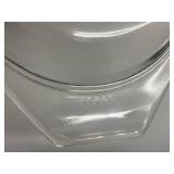 Set of 2 Vintage Pyrex Snowflake Blue Casserole Dishes with Lids