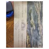 Collection of 3 Art Prints: Chinese Papercut, Las Meninas Canvas, and Gettysburg Battlefield Map