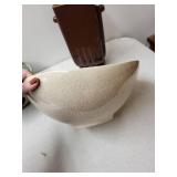 Collection of 3 Vintage Bowls and Brown Art Deco Style Vase