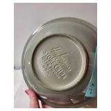 Collection of 3 Vintage Bowls and Brown Art Deco Style Vase