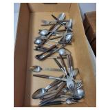 Interpur Stainless Steel Flatware Set with Wood Handles - Japan