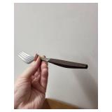 Interpur Stainless Steel Flatware Set with Wood Handles - Japan