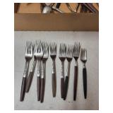 Interpur Stainless Steel Flatware Set with Wood Handles - Japan