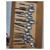 Interpur Stainless Steel Flatware Set with Wood Handles - Japan