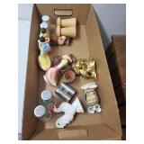 Collection of Vintage and Novelty Salt and Pepper Shakers - 8 Pairs