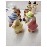 Collection of Vintage and Novelty Salt and Pepper Shakers - 8 Pairs