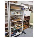 White Wooden 5-Shelf Bookcase