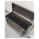 Vintage Metal Toolbox with 3 Drawers and Handle