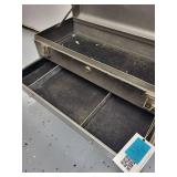 Vintage Metal Toolbox with 3 Drawers and Handle