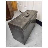 Vintage Metal Toolbox with 3 Drawers and Handle