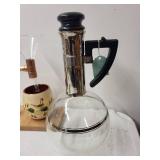 Vintage Coffee Maker Collection with Grinders, Moka Pot, and Drip Set