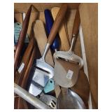 Assorted Vintage Kitchen Utensils Collection with Wood and Metal Handles