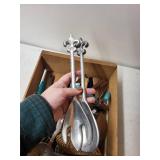 Assorted Vintage Kitchen Utensils Collection with Wood and Metal Handles