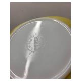 Pyrex Yellow Mixing Bowls and Baking Dish Set with Glass Lid